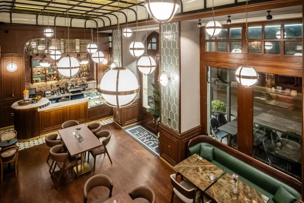 Momento Hotel Tünel Cafe kafe iç mimari tasarımı – ADD Mimarlık, proje görseli 01