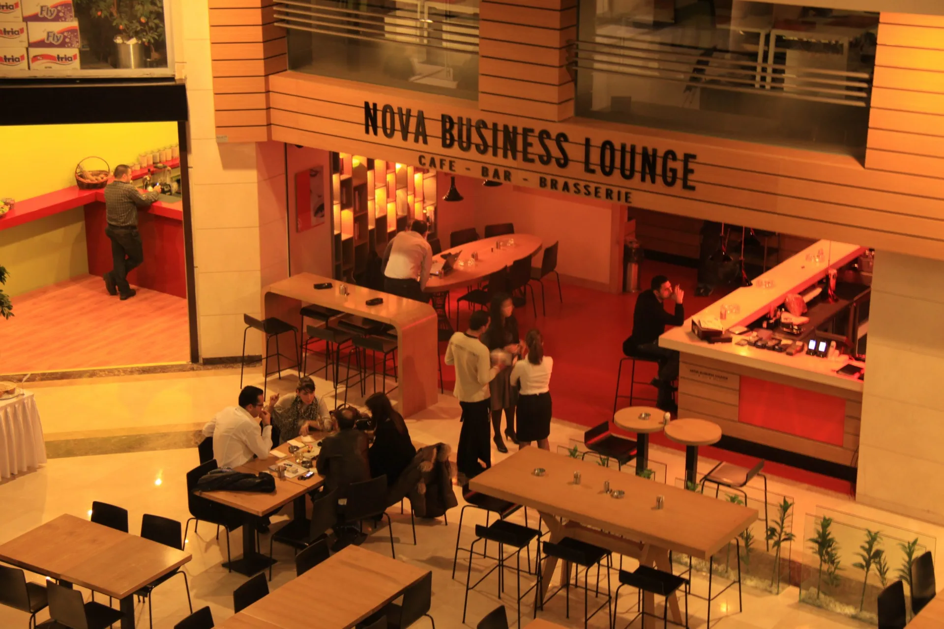 Nova Business Lounge kafe ve restoran iç mimari tasarımı – ADD Mimarlık, proje görseli 01